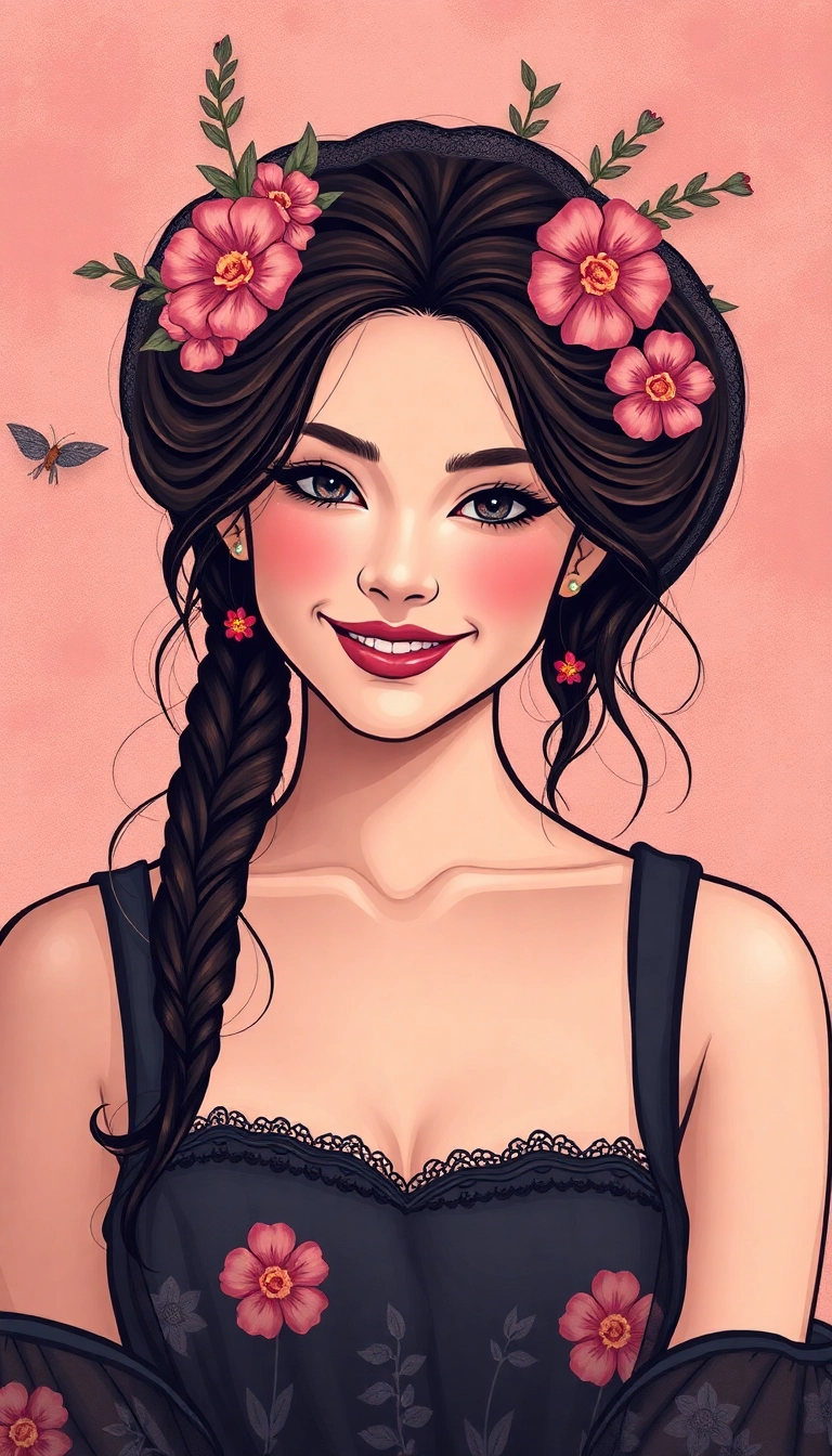 cute mom drawing